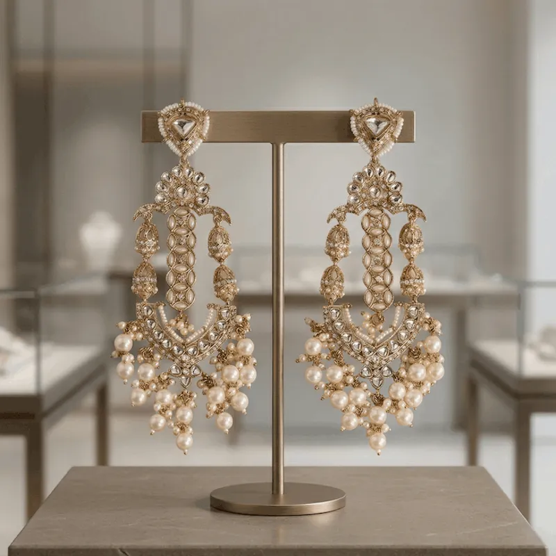 Reflective jewelry product background